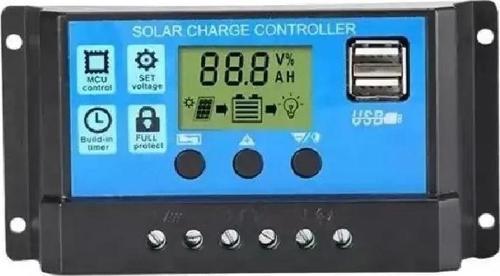 Solar Güneş Paneli Akü Şarj Kontrol Cihazı 20 Amper 12V 24V