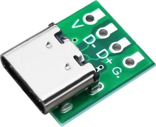 USB Type C 4 Pin DIP Çevirici Pcb Usb Dip Adaptör Kart
