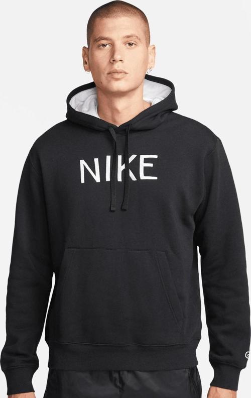 Sportswear Men's Black Hoodie Erkek Kapüşonlu Sweatshirt Siyah