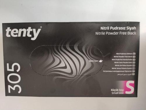 Nitril Pudrasız Siyah 100Lü (S)