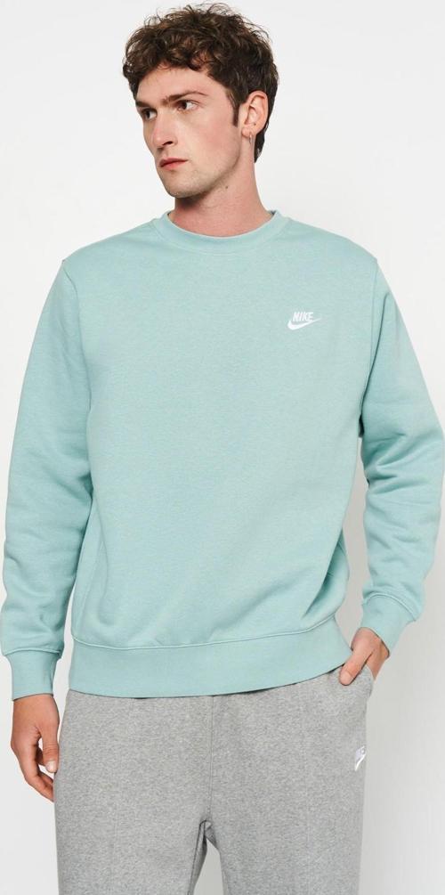 Sportswear Crew Sweat Cotton Pamuklu Sweatshirt Su Yeşili