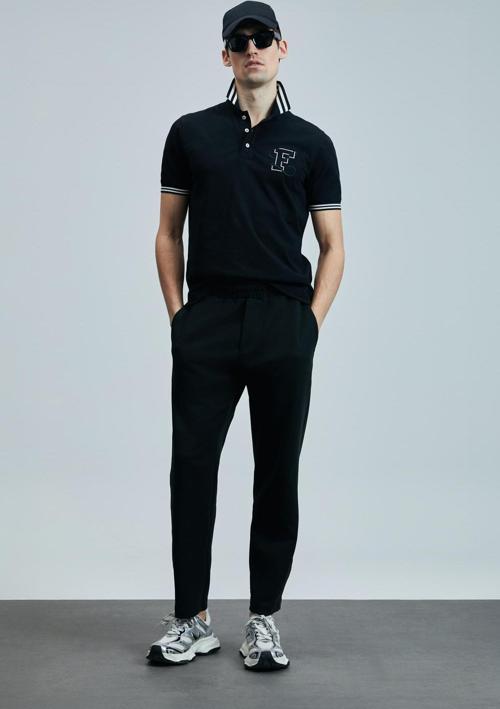Erkek Everes Smart Polo T-Shirt 111040216 Siyah