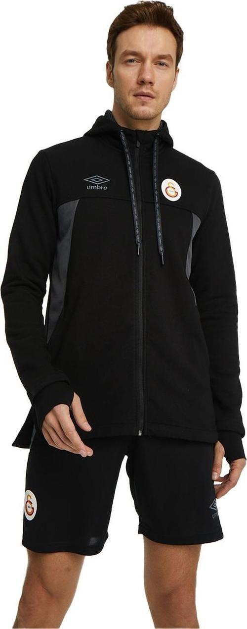 Orijinal Lisanslı Kapüşonlu Siyah Fermuarlı Hoodie