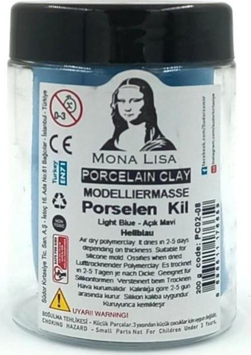 Porselen Kili 200 Gr 1 Adet Monalisa Porselen Modelleme Kili