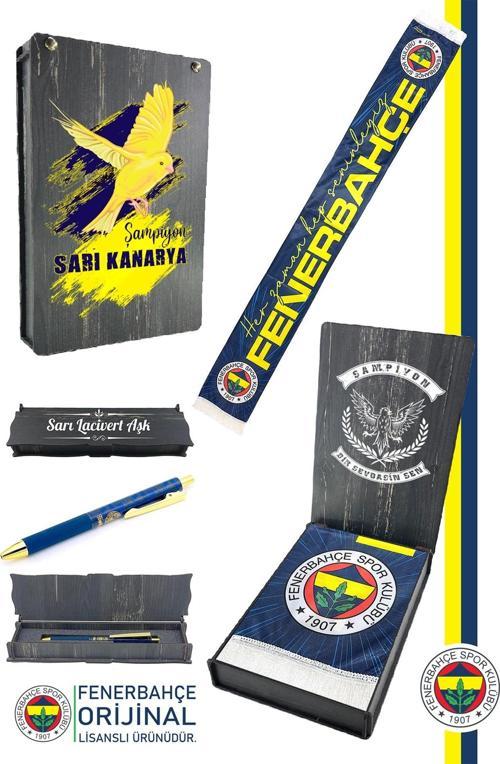 Orijinal Lisanslı Her Zaman Hep Seninleyiz Şal Atkı ve Hybrt Tükenmez Kalem S