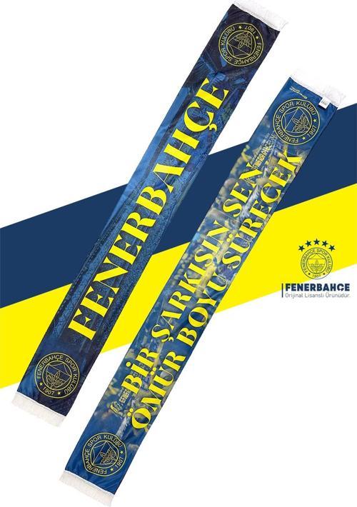 Orijinal Lisanslı Bir Şarkısın Sen Fenerbahçe Saten Şal Atkı