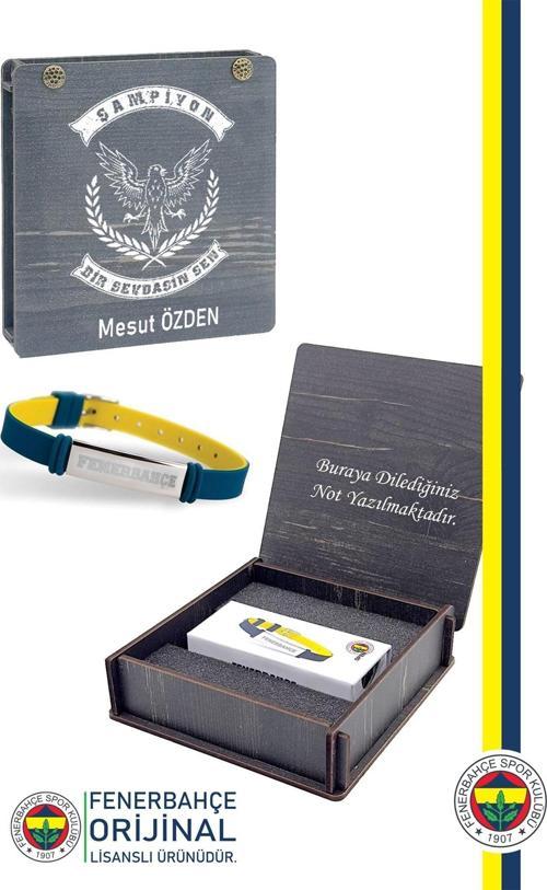 Orijinal Lisanslı Fashion Ayarlanabilir Bileklik Kişiye Özel Ahşap Kutulu