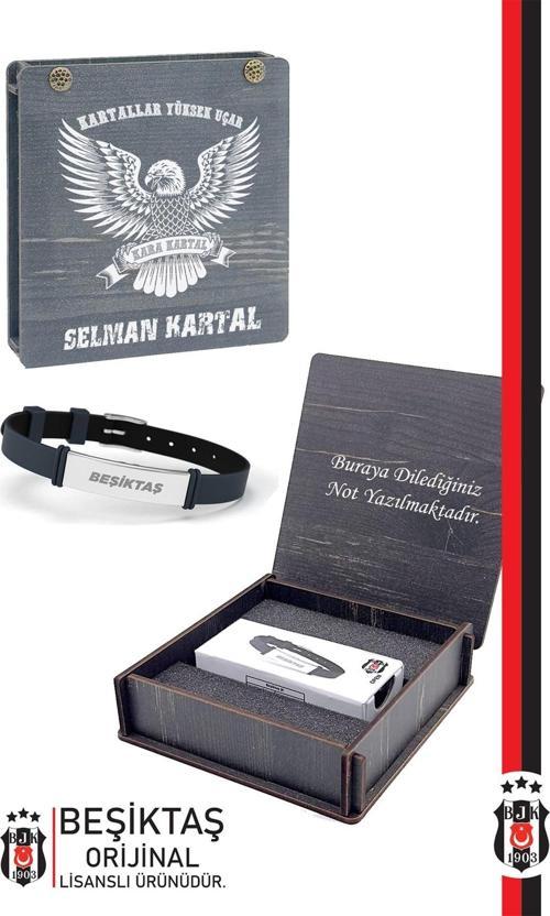 Orijinal Lisanslı Fashion Ayarlanabilir Bileklik Kişiye Özel Ahşap Kutulu