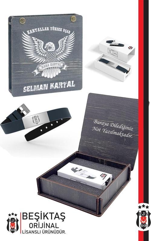 Orijinal Lisanslı Fashion Ayarlanabilir Bileklik Kişiye Özel Ahşap Kutulu