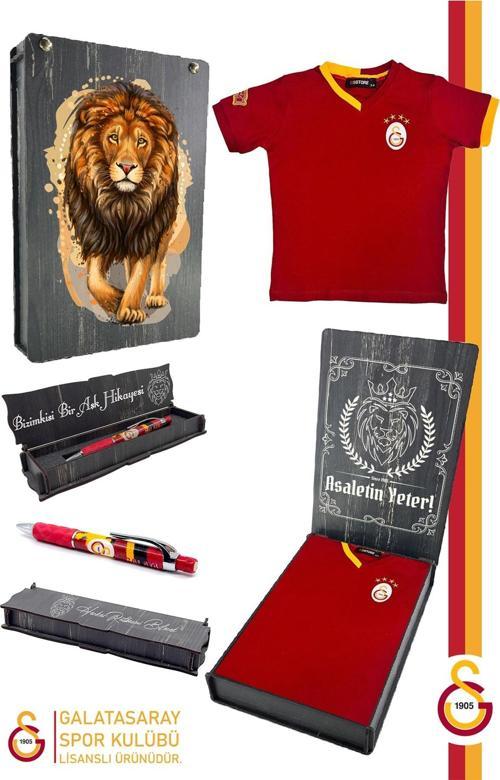 Orijinal Lisanslı Kırmızı Basic Çocuk T-shirt + Uçlu Kalem Set Hediyelik Ahş