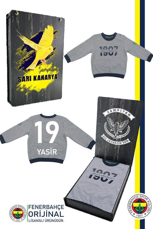 Orijinal Lisanslı Uzun Kol Lacivert Bebek 1907 Sweat Kişiye Özel Hediyelik