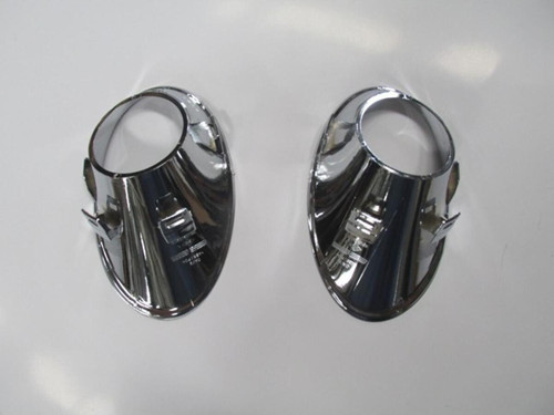 Renault Megane- 3- Hb- 12/13; Sis Lamba Kapağı Çerçeve Nikelajı Sağ/Sol Set 2 Parça