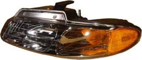 Chrysler Country-Town-96/00;Far Lambası Sol Manuel Şeffaf/Çizgili Camlı Sarı Sinyalli) 4857853Aa