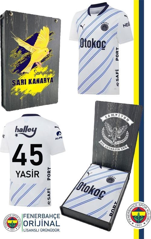Orijinal 23/24 Lacivert Kişiye Özel Forma Hediyelik Ahşap Kutulu