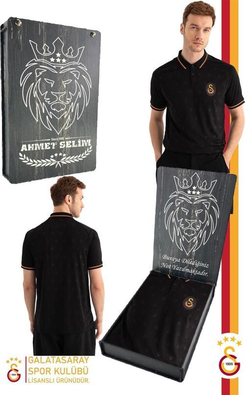 Orijinal Lisanslı Match Day Polo Yaka Siyah T-Shirt Kişiye Özel Hediyeli