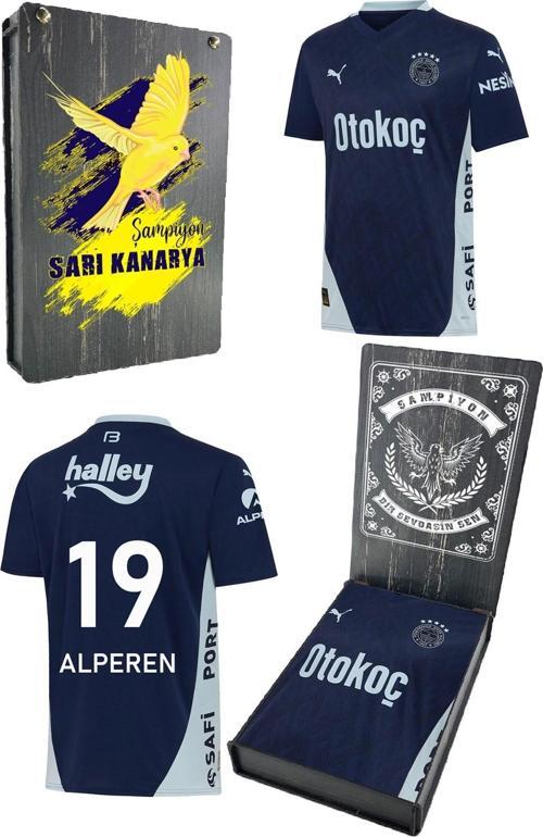Fenerbahçe Orijinal Lisanslı Unisex Kişiye Özel Forma 24-25 Yeni Sezon Mavi Forma Kana