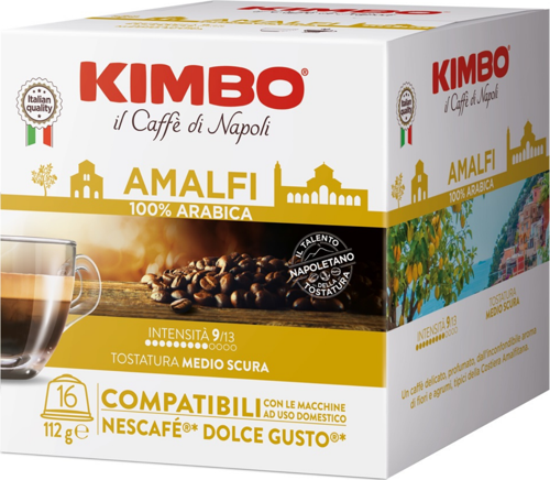 Amalfi 100% Arabica Dolce Gusto Uyumlu Kapsül Kahve (16’lı Kutuda)