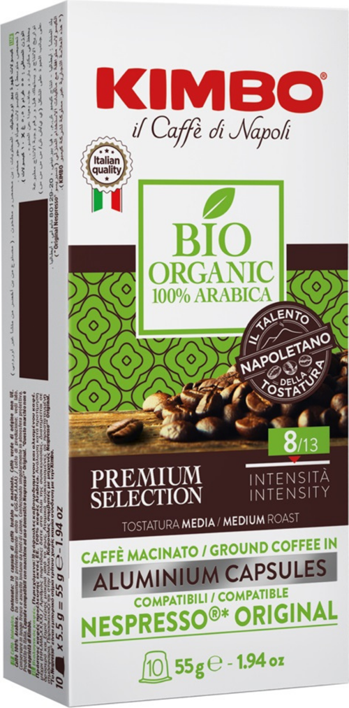 Bio Organic 100% Arabica Nespresso Uyumlu Kapsül Kahve (Alüminyum) (10’lu Kutuda)