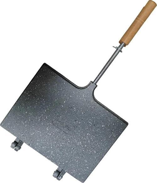 T-0680 Maxi İç Dış Granit Ocak Üstü El Tost Makinesi-26x20 cm