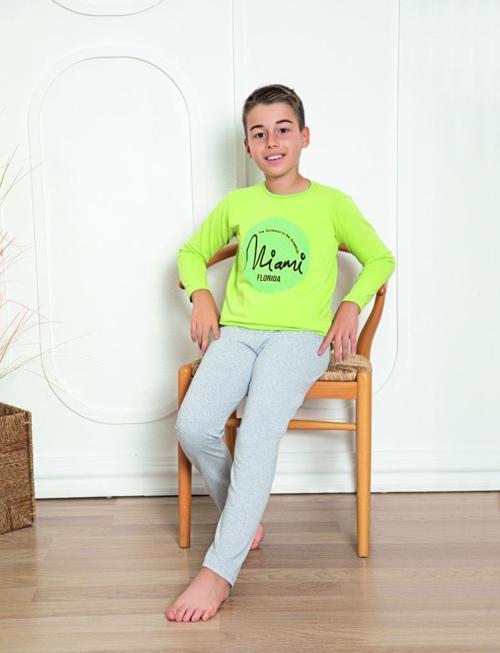 Erkek Çocuk Uzun Kollu Pijama Takımı 502