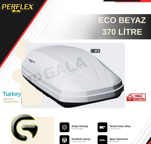PORT BAGAJ 370 LT ECO BEYAZ
