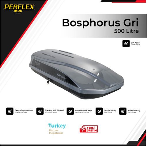 PORT BAGAJ 500 LT BOSPHORUS GRİ