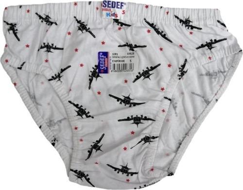 Sedef Yıldız Erkek Çocuk Desenli Külot Slip Pamuklu