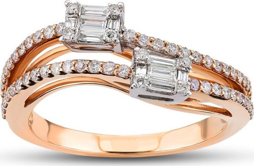0.43 Ct Baget Pırlanta Yüzük B8