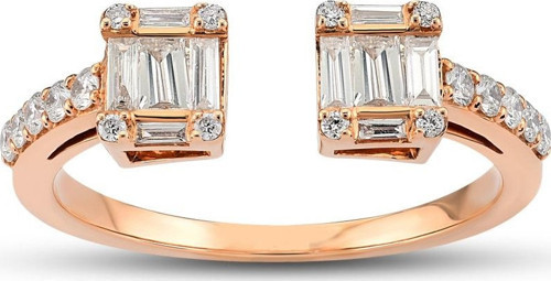0.48 Ct Baget Pırlanta Yüzük B13
