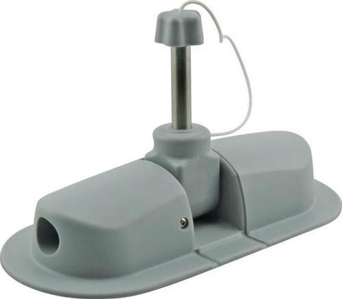 Rowlock Socket with metal pin, Grey