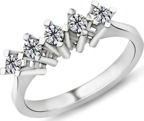 0.42 Karat G Renk Beştaş Pırlanta Yüzük PB580
