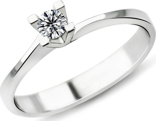 0.24 Karat G Renk Pırlanta Tektaş Yüzük PR294