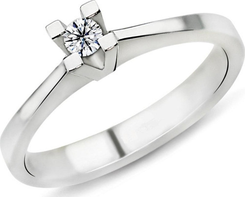 0.12 Karat E Renk Tektaş Pırlanta Yüzük PR20