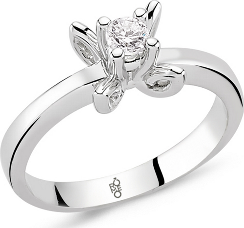 Romeo Pırlanta 0.20 Ct Tektaş Yüzük RM10042