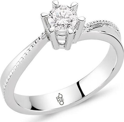 18 Ayar Altın 0.30 Ct Pırlanta Tektaş Yüzük RM30062