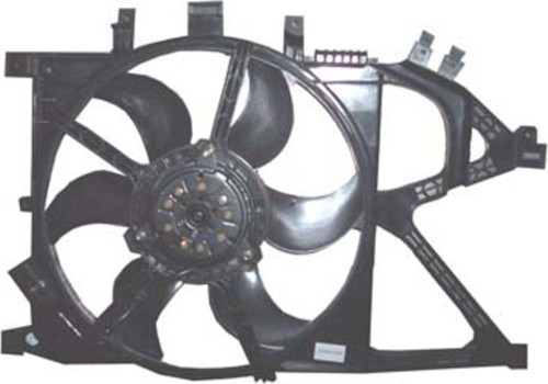 Opel Corsa- C- 04/06; Radyatör Fan Davlumbazı Komple 1.7Cc (5Kanat)(Benzinli Tip) (Bfn) 24445185