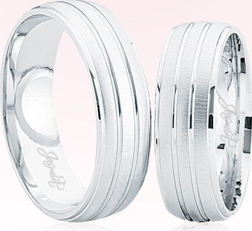 Beyaz Altın Alyans 6404