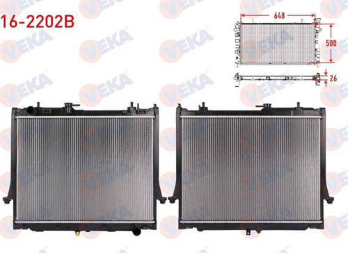 Isuzu D-Max 2.5 D 4X4 M-T 2012- Su Radyatörü Brazing 8973333530
