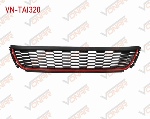 Polo 2010-2015 Ön Tampon Orta Izgara (Kırmızı Nıkelajlı) 6R0853671