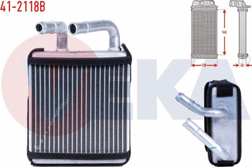 Hyundaı Starex 2.5 Td 1997-2007 Kolorifer Radyatörü Brazing 97123-4A000