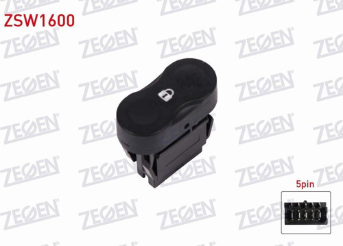 Dacıa Duster 2009-2012 / Logan 2004-2012 / Sandero 2008-2013 Kapı Kilit Anahtarı 5 Pın 8200870250