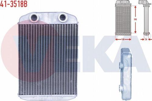 Dacıa Lodgy 1.5 Dcı 2012- Kolorifer Radyatörü Brazing  271154491R - 271154491R