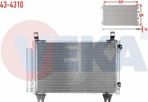 Toyota Yarıs (P9) 1.0 Vvt-I A-T/M-T 2006-2010 Klima Radyatörü 88460-52110 - 8846052130 - 8846052110