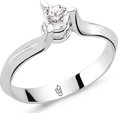 Romeo Pırlanta 0.21 Ct Tektaş Yüzük RM20061 