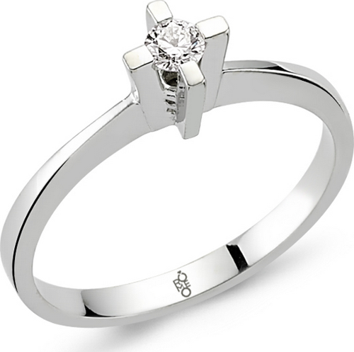 Romeo Pırlanta 0.12 Ct Tektaş Yüzük RM-10006