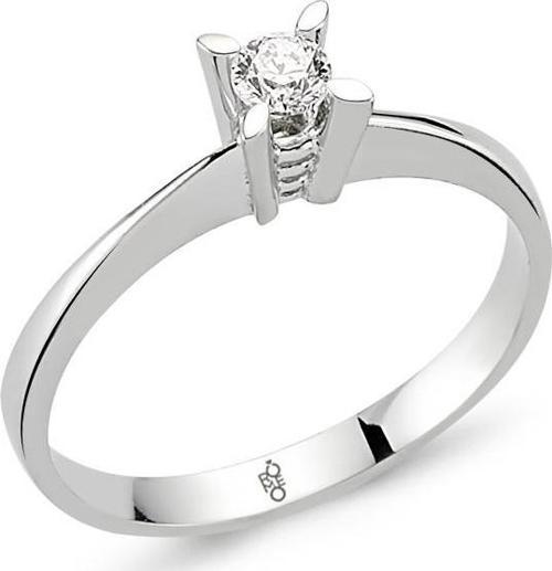 Romeo Pırlanta 0.18 Ct Tektaş Yüzük RM-10023