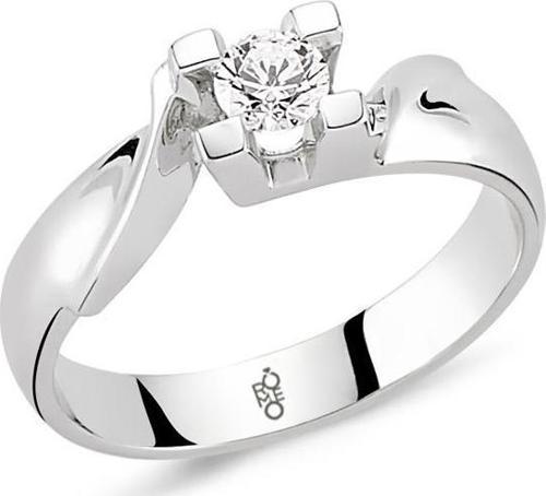 14 Ayar Altın 0.25 Ct Pırlanta Tektaş Yüzük RM-10043
