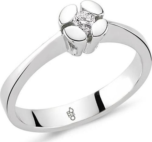 18 Ayar Altın 0.30 Ct Pırlanta Tektaş Yüzük RM30071