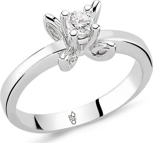 18 Ayar Altın 0.30 Ct Pırlanta Tektaş Yüzük RM30072