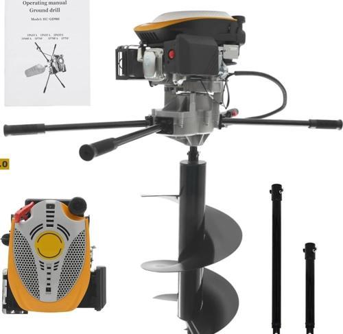 225cc Toprak Burgu Makinası 9 Hp 300 mm